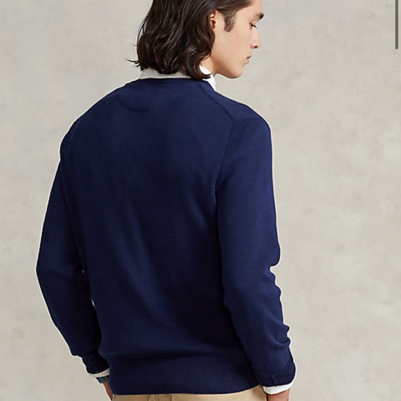 NWT Polo Ralph Lauren Cotton Crewneck Sweater - Picture 4 of 9